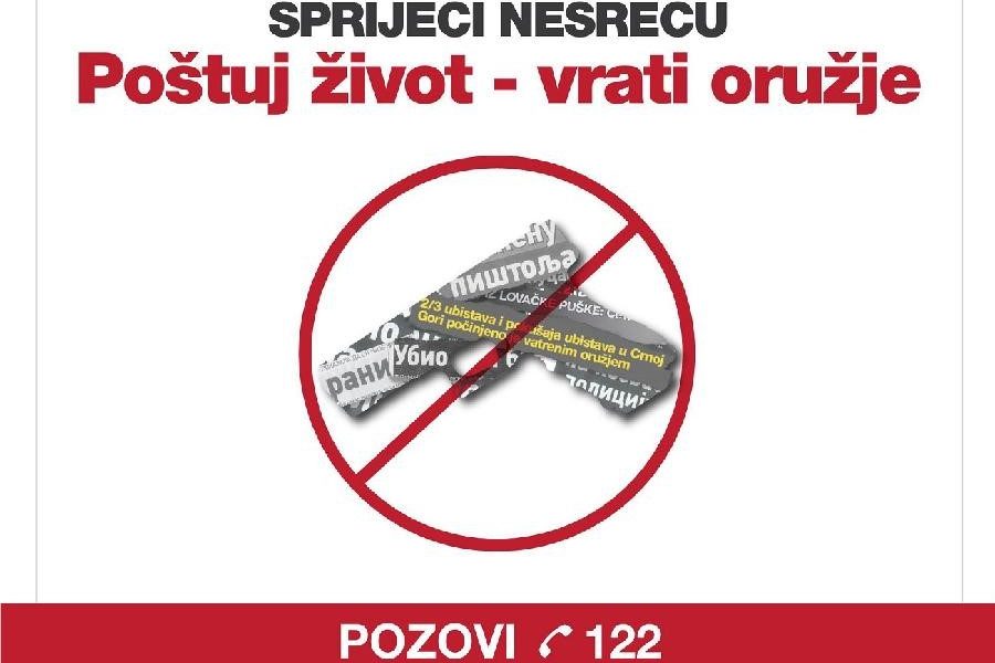 kampanja poštuj život vrati oružje